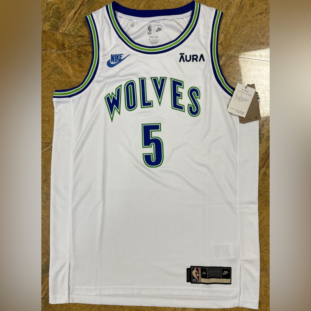 Mens Anthony Edwards Jersey Minnesota Timberwolves classic edition - size large